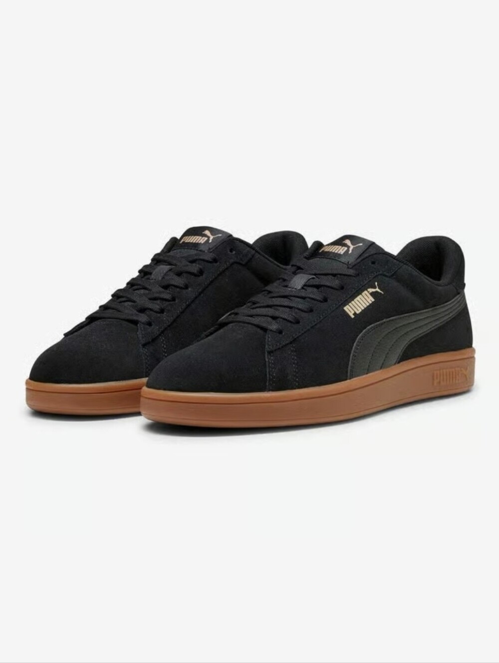 PUMA Smash 3.0 / Black Suede / Gum Sole 📍RARE SZ 12 📍39098410